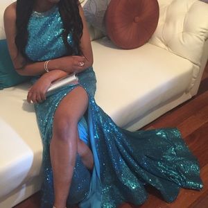 Mermaid two piece dress